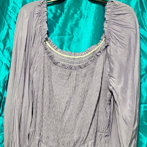 Shein Curve Shirred Frill A-line Milkmaid Dress 4XL - Picture 7 of 12